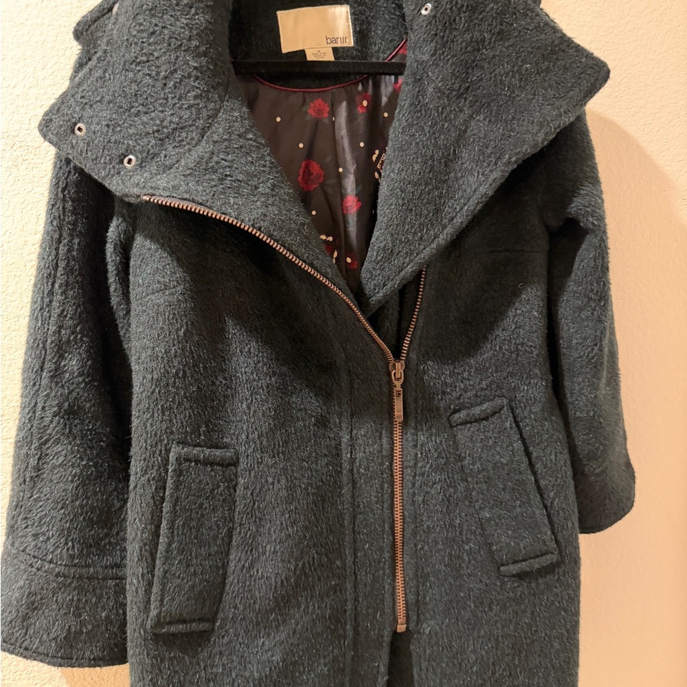 Banana Republic Women's Charcoal Teddy Jacket
